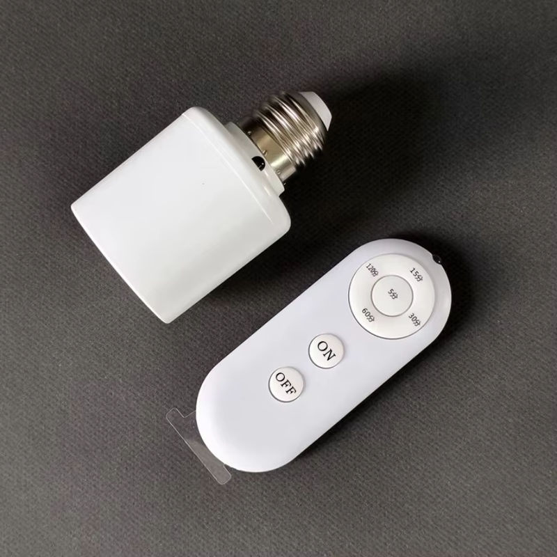 Szaoju Smart E27 Lampenfassung mit Fernbedienung und Timer in Weiß - Bild 3