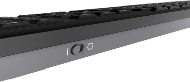 Cherry Stream Keyboard Wireless kabellose Tastatur mit Scissor-Schaltern, QWERTY US-International, Schwarz - Bild 2