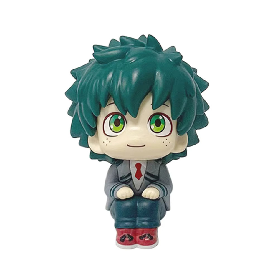 My Hero Academia Izuku Midoriya Katsuki Bakugo Todoroki Shoto Q-Version, 4-teiliges Set, PVC-Figuren - Bild 1