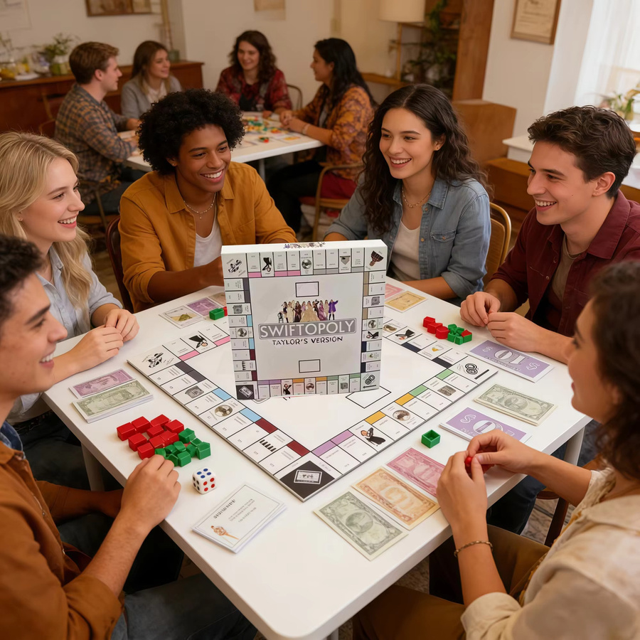 Hasbro Swiftopoly Taylor Edition, Taylor Swift, Brettspiel, Partyspiel - Bild 4