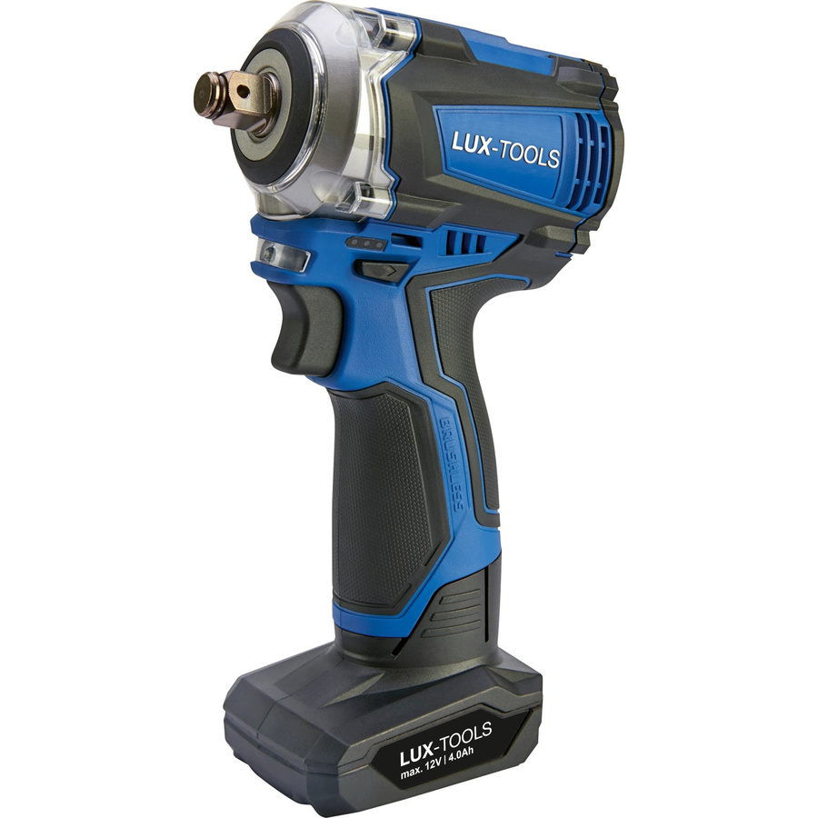 LUX-TOOLS Akku-Schlagschrauber A-SSR-12 Set in Blau mit 12 V Akku - Bild 2