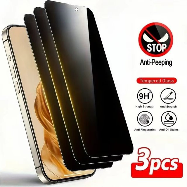 OnePlus Anti-Spy Panzerglas Displayschutzfolie für verschiedene Modelle (1-3 Stück) - Bild 1