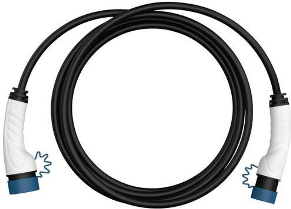 Ansmann eMobility Autoladekabel Typ 2, 11 kW, 7,5 m, anthrazit-blau-weiß - Bild 2