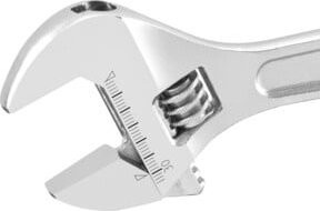 Stanley Metall-Rollgabelschlüssel in Silber aus Stahl 10/250mm - Bild 1