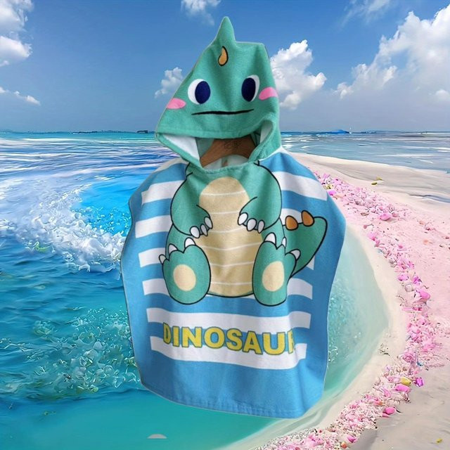 JMG Household Supplies Strandtuch mit Cartoon-Streifenmuster in Multicolour, Polyester, B/H: 60 x 120 cm - Bild 1