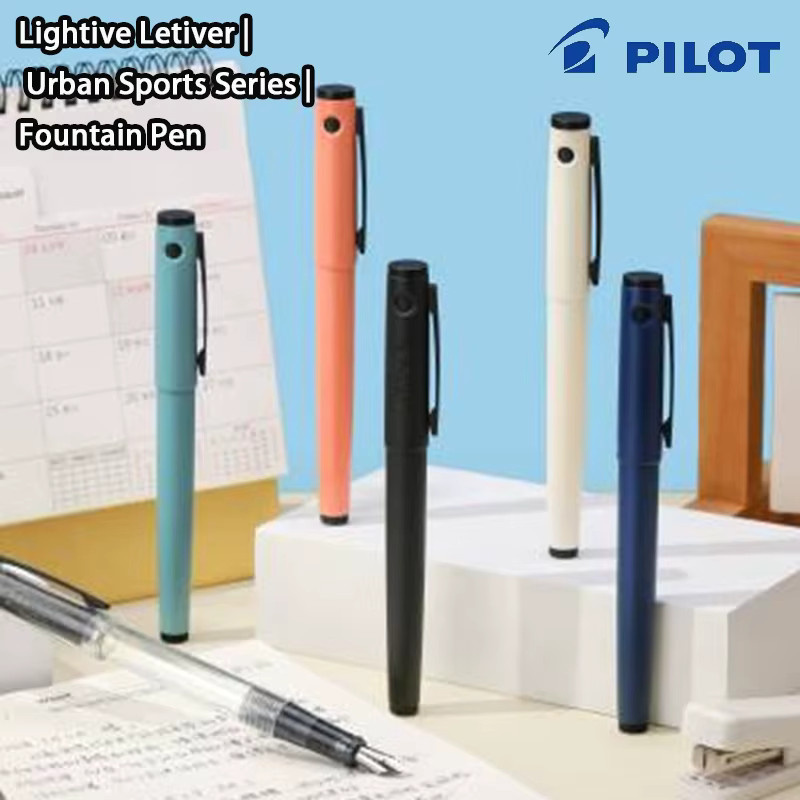 PILOT Lightive Urban Füllfederhalter aus Kunstharz in Weiß und Multicolour für Schule und Kalligrafie - Bild 2