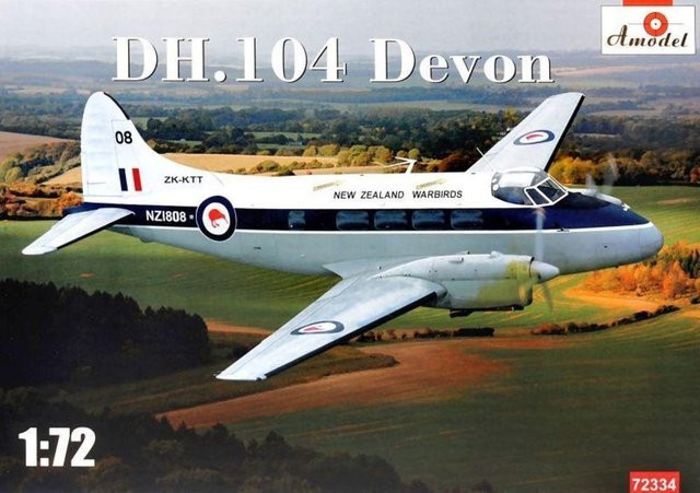 DH.104 Devon, A-Model, Modellfahrzeug, 1:72 - Bild 1