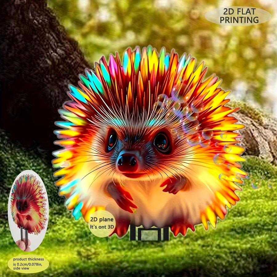 MGB Leuchtender Igel Gartenbodenstecker in Multicolour aus Kunststoff - Bild 3