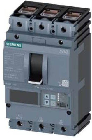 Siemens 3VA2040-5KP36-0AA0 Leistungsschalter in Grau mit einem Einstellbereich von 16 - 40A und einer maximalen Schaltspannung von 690 V/AC - Bild 1