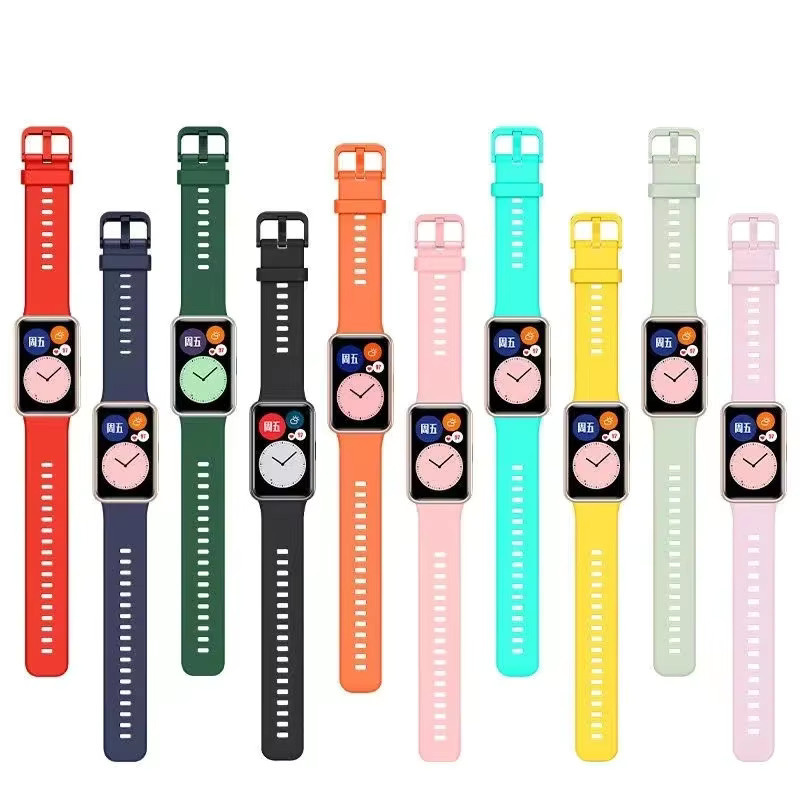 Uhrenarmband Silikon, Huawei Watch Fit, Tonal Schnalle - Bild 3
