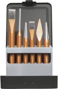 Gedore RED Schlagwerkzeug-Set R90000006 aus Edelstahl in Metallkassette, 6-teilig, silber - Bild 2