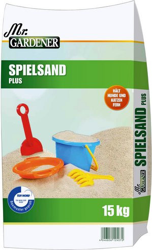 Mr. GARDENER Spielsand in Braun, Körnung: 2 mm, 15 kg - Bild 1