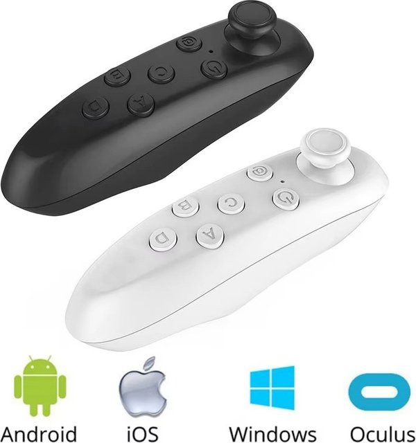 VORTNGLE VR Wireless Bluetooth Gamepad in Schwarz für Android und iOS Handy-Spiele und 3D-Brillen - Bild 1