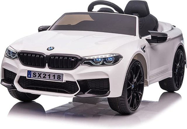 TPFLiving BMW M5 Elektro-Kinderauto silber - Bild 1