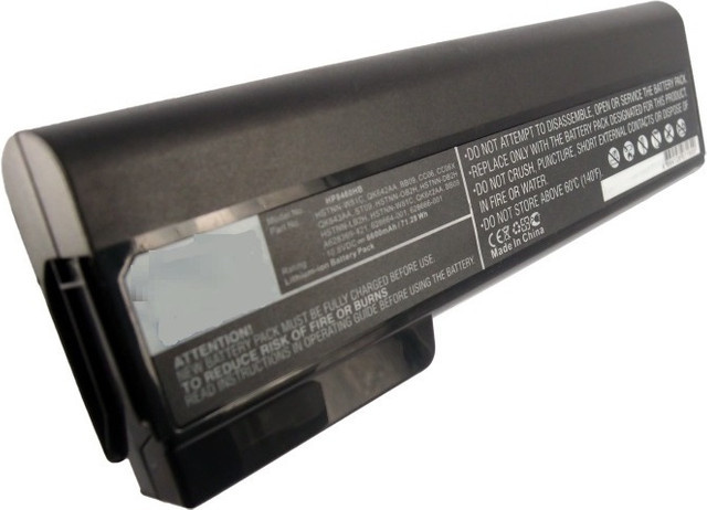 CoreParts Akku für HP 6360t Mobile Thin Client, EliteBook 8460p, 8460w und 847, Li-Ion Pack, Schwarz, 6600 mAh - Bild 1