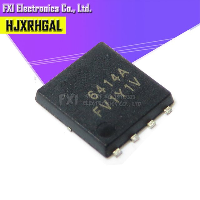 10 Stück Aon6414AL Aon6414 QFN SMD MOSFET Transistor in Schwarz - Bild 1