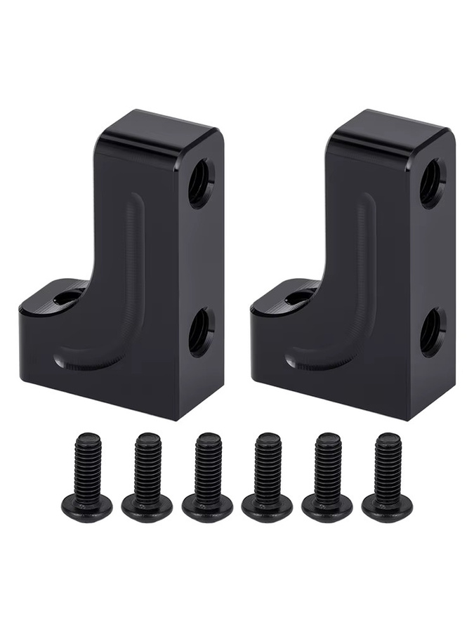 Axial Servohalterung aus Aluminiumlegierung, Metall, Schwarz, Zubehör - Bild 5