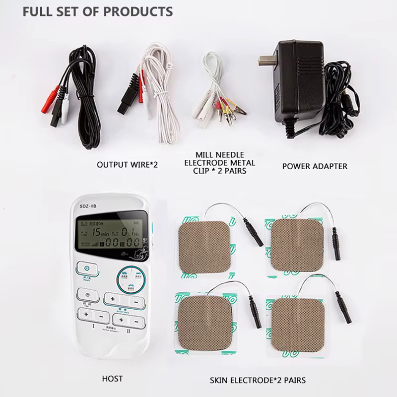 DH Beauty Elektroakupunktur-Stimulator SDZ-IIB Handheld 2-Kanal-Muskel-Nerv-Stimulator in Weiß - Bild 3