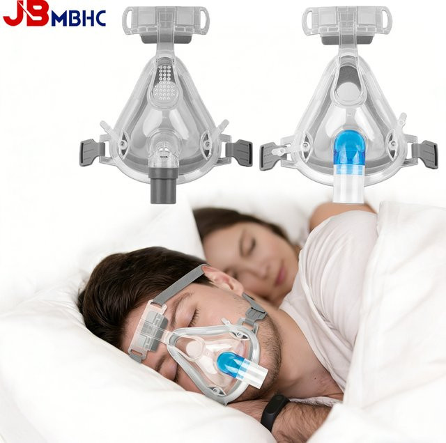 JBMBHC Anti-Schnarch-CPAP-Maske mit Vollgesichts- und Nasenabdeckung, Unisex - Bild 1