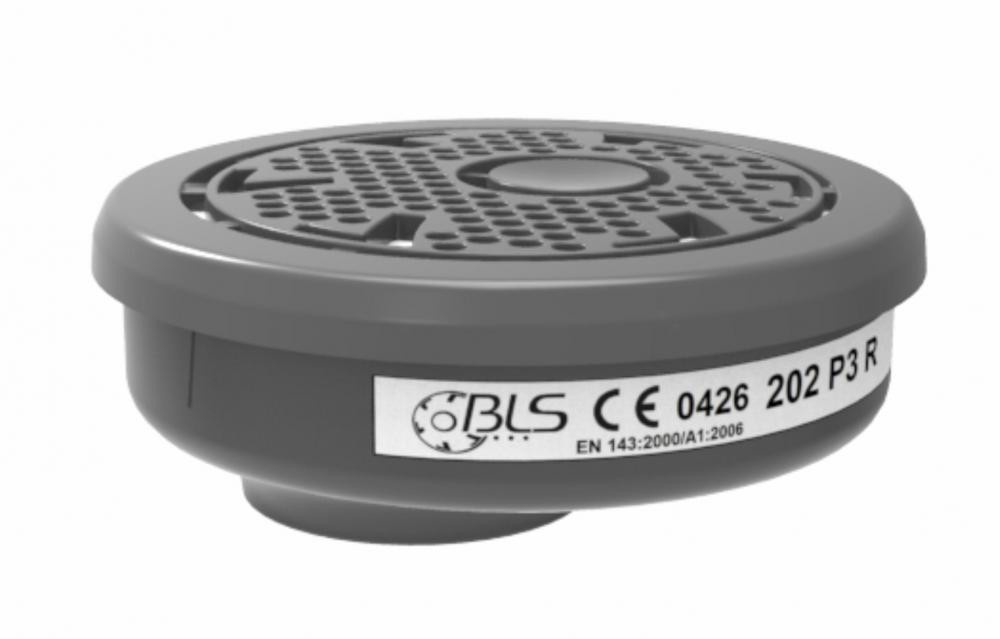 BLS Partikelfilter P3 R BLS 202 nach EN 352 in Grau - Bild 1