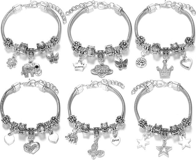 MODKISR Armband, 6-farbige Perlen, Strass, Elefant, Damen - Bild 1