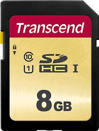 Transcend Premium 500S SDHC-Speicherkarte 8GB Class 10 UHS-I Multicolor - Bild 1