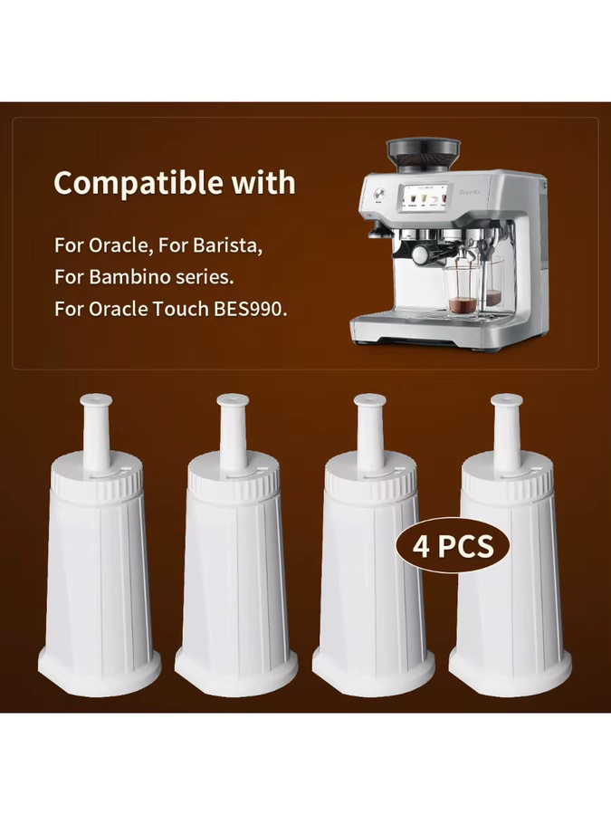 Sage Wasserfilter BES880BSS in Weiß für Breville Espressomaschinen wie Barista Touch, BES990, BES880, BES881, BES878, BES980, BES920 und BES008WHT0NUC1 - Bild 4