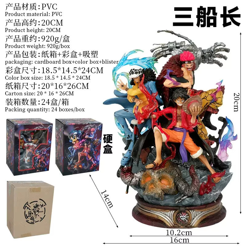 Bandai Onigashima Luffy Law 3 Kapitäne, Actionfiguren, Einzelfigur - Bild 4