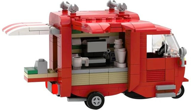 Yiran toy Bausteine Stadtblick Café Einzelhandelsgeschäft ab 14 Jahren - Bild 1