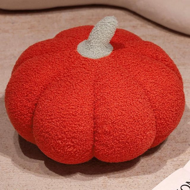 Kürbis Plüsch Sitzkissen von Yiran Health & Beauty in Orange, ideal als Halloween Deko oder Geschenk - Bild 1
