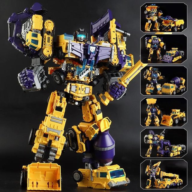 Yiran toy 1 Devastator Anime Actionfigur, 6 in 1 Transformationsspielzeug, ab 14 Jahren - Bild 1
