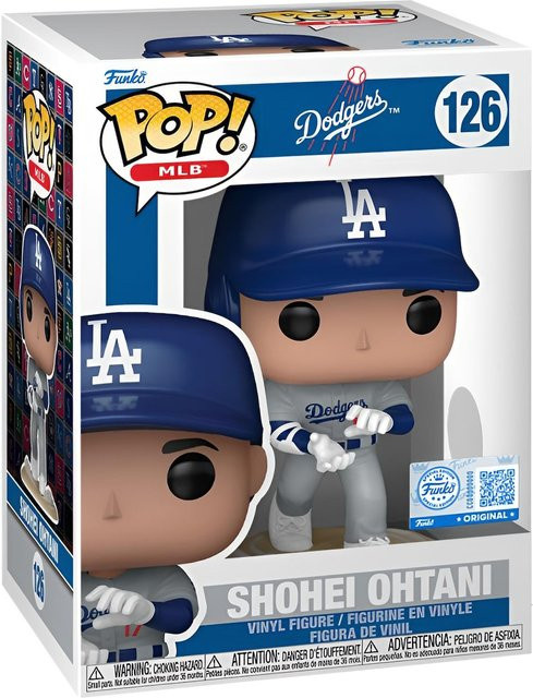 Funko MLB Shohei Ohtani L.A. Dodgers Pop Baseball Figur Bunt - Bild 1