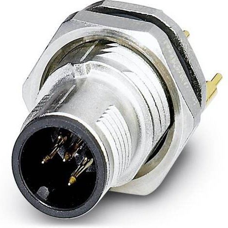 Phoenix Contact 1558551 Sensor-Aktor-Einbausteckverbinder M12 Stecker, 5-polig, Farbe: Silber - Bild 1