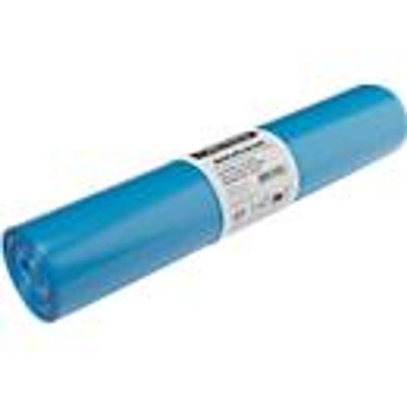 Deiss Abfallsäcke aus Recycling-LDPE, 70 Liter, Blau, B: 57,5 cm, H: 100 cm, 250 Stück - Bild 2