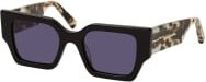 Mister Spex Calm 2012 S22 Sonnenbrille, Vollrand, quadratisch, Kunststoff, Damen, schwarz, grau - Bild 1