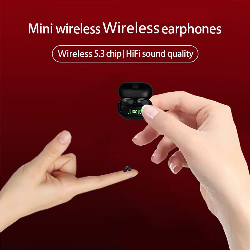 Opansten Mini TWS Bluetooth 5.3 Kopfhörer in Weiß mit Mikrofon und HiFi Musik-Funktion - Bild 2