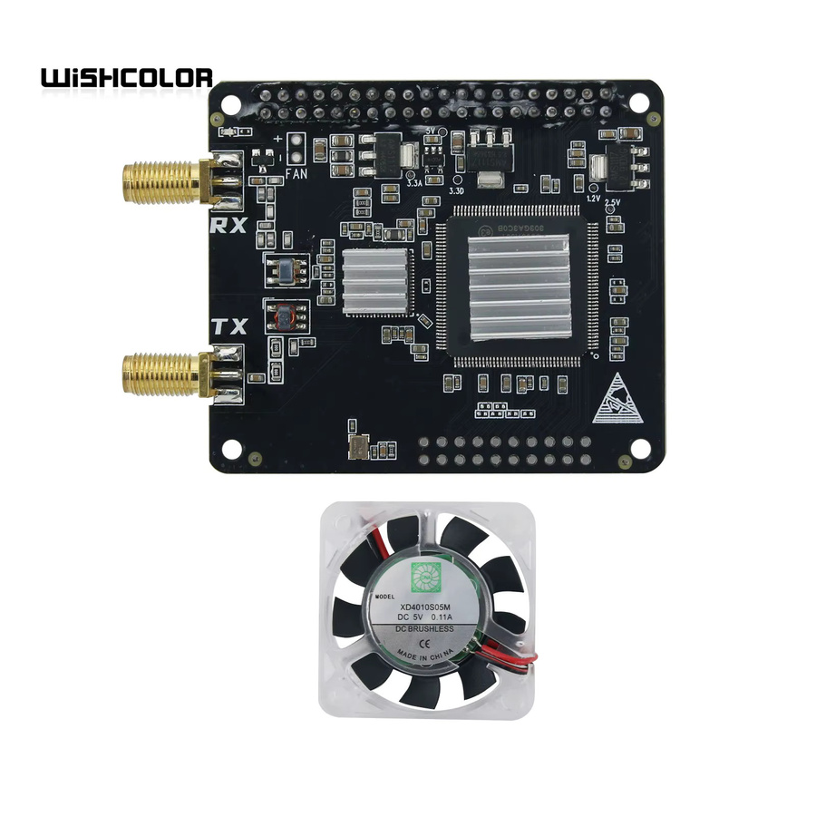 HAMGEEK Radioberry V2.0 SDR Funkmodul AD9866+10CL016 Software Defined Radio Modul für Raspberry Pi 4B, Schwarz - Bild 3
