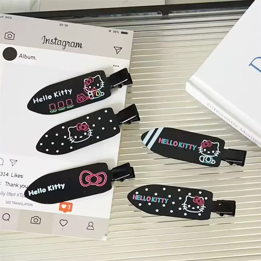Sanrio Black Kitty Haarclips, 5 Stück, Kinder - Bild 2