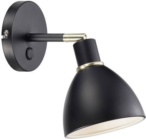 Nordlux Ray Wandleuchte E14 Schwarz aus Metall - Bild 1