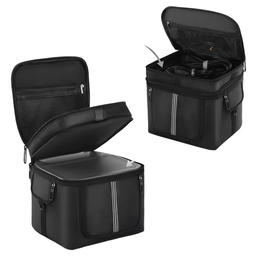 ATUOTIN Tragbare Powerstation-Tasche mit Schultergurt und Griff für Ecoflow River 2 Pro & Ecoflow River 2 Max, Schwarz - Bild 3