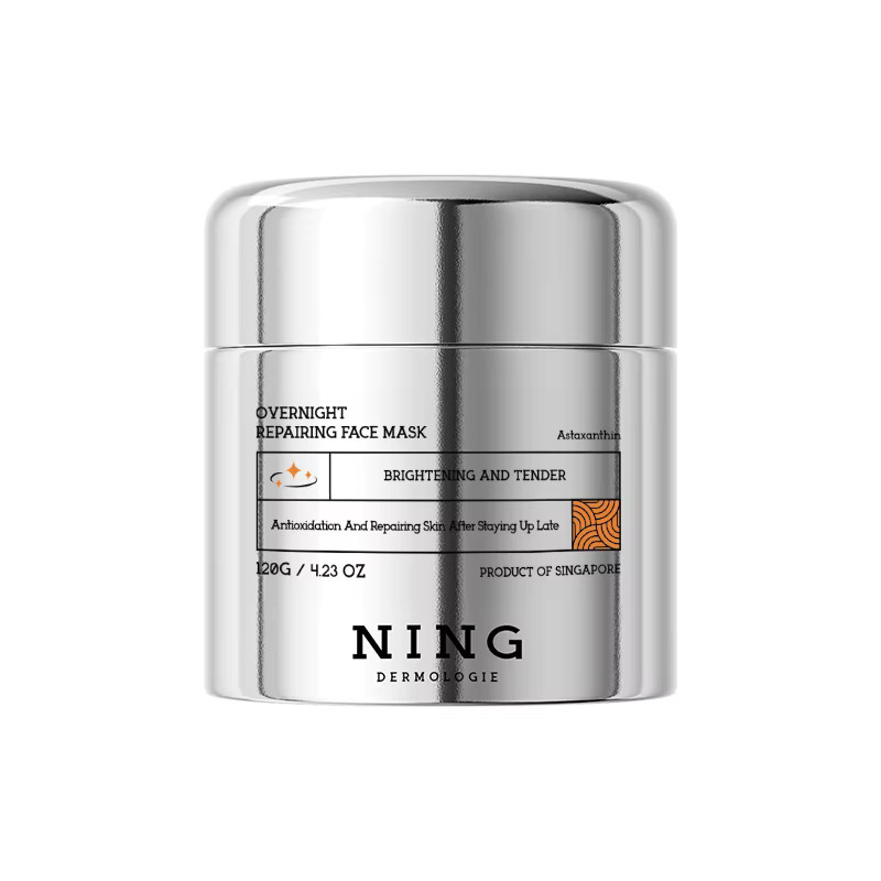 NING Übernacht-Reparatur Gesichtsmaske, Astaxanthin, Niacinamid, 120g - Bild 2