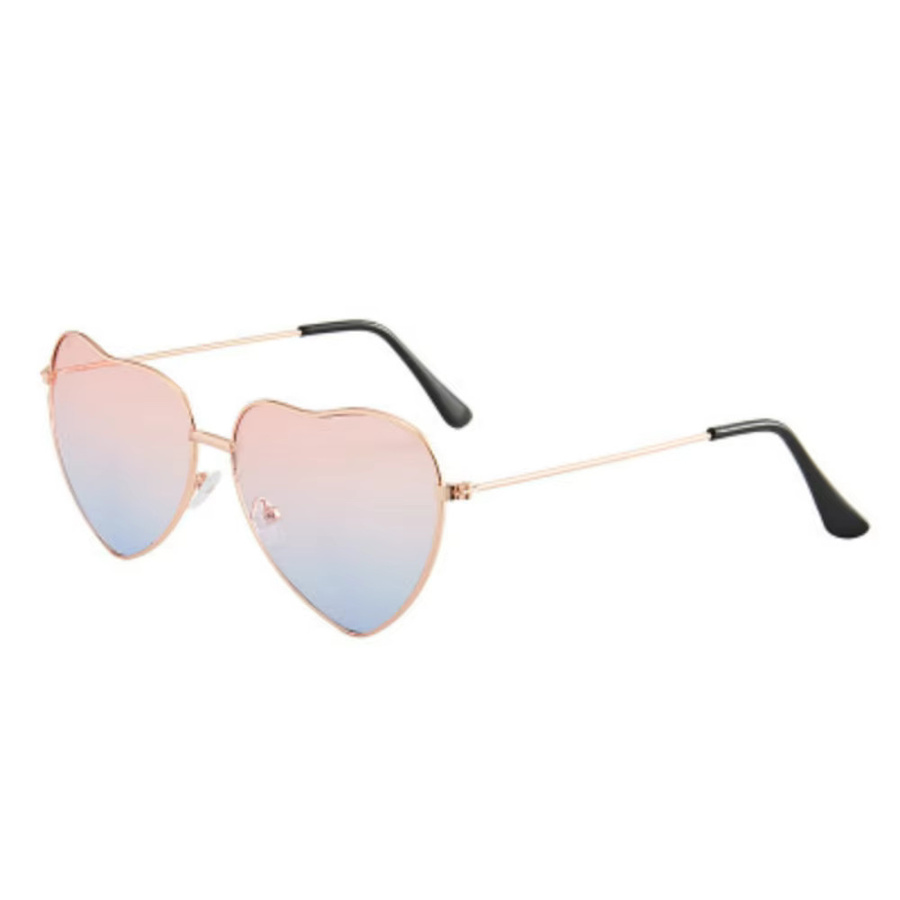 MDOD Sonnenbrille, randlos, Metall, Damen, Herzform - Bild 2