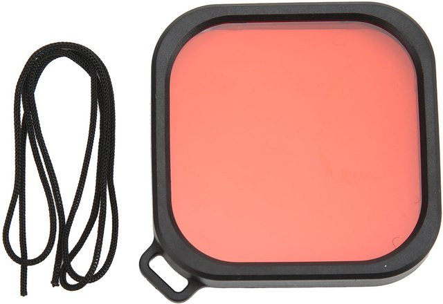 Wasserdichtes Gehäuse 3CZY Tauchfilter Hülle in Rot für Action-Kamera 8 9 Zubehör - Bild 1