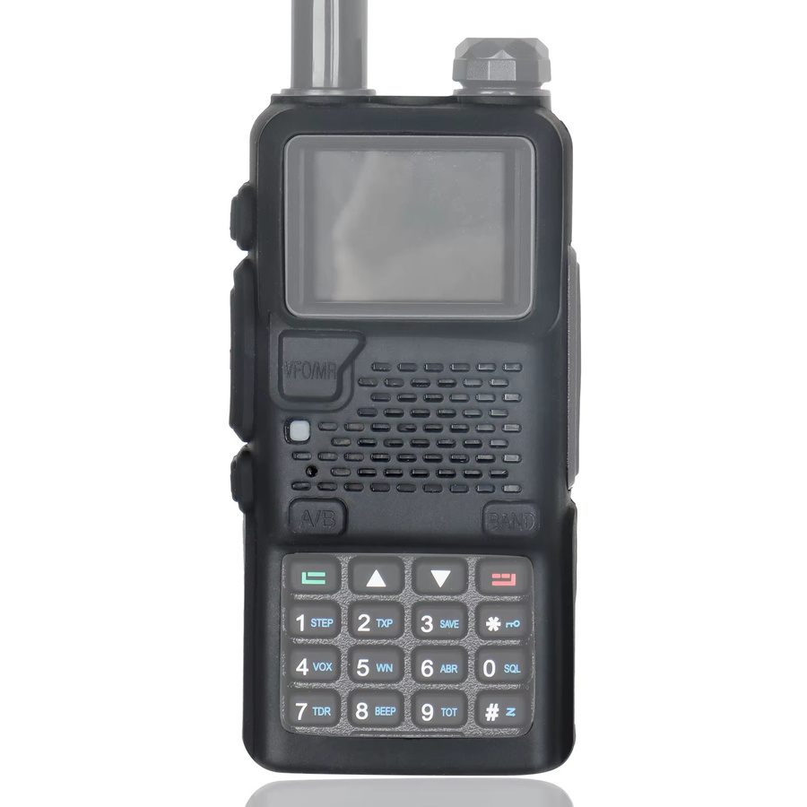 Baofeng UV-5RH PRO MAX Schutzhülle aus Gummi in Schwarz für UV-5RM AR-5RM UV 5RM 5RH Funkgeräte - Bild 2