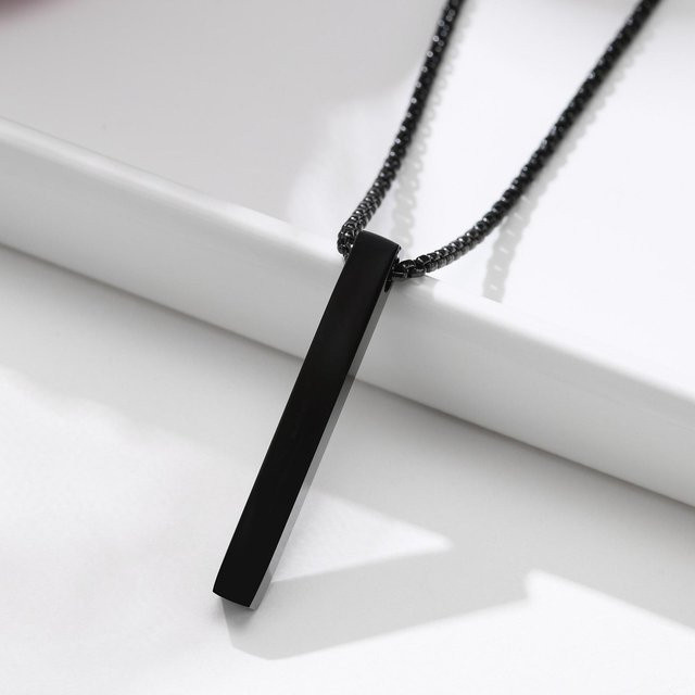 Vnox Säulenkette, Edelstahl, 5mm, Unisex - Bild 1