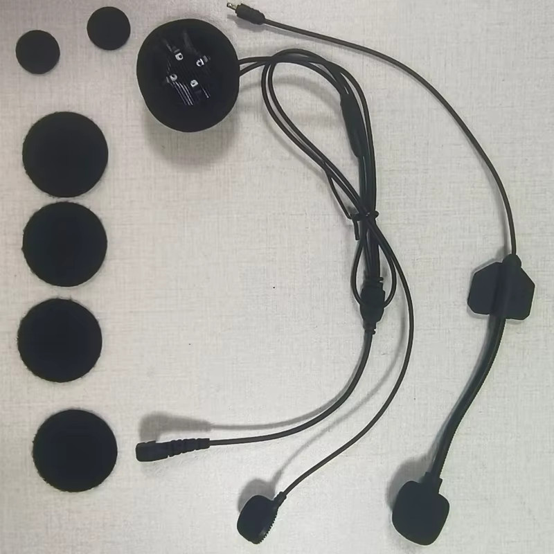Freedconn 2-in-1 Mikrofon Zubehör für KY Pro R1 Pro R1 Plus Tmax Pro mit 5-Pin Anschluss in Schwarz - Bild 3