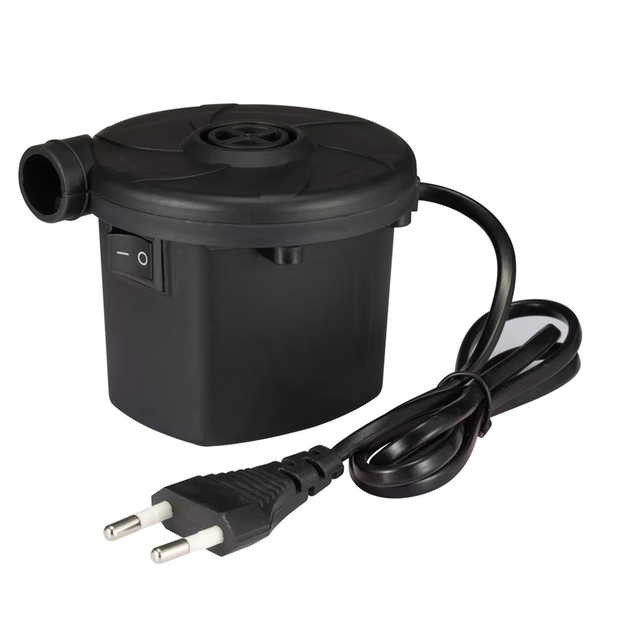 Elektrische Luftpumpe APWIKOGER tragbarer aufblasbarer Pumpenkompressor für Matratzen und Schwimmbecken in Schwarz mit EU-Stecker - Bild 6