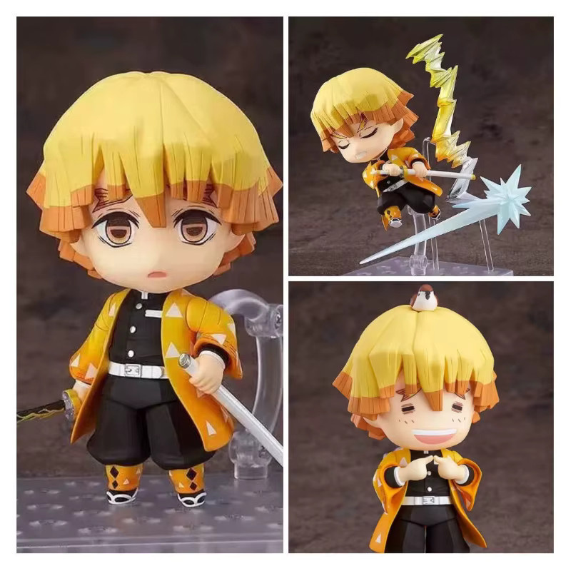 Bandai Demon Slayer Q Edition Sammelfiguren aus Ton mit Kamado Nezuko, Tanjiro und Agatsuma Zenitsu - Bild 2