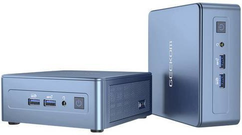 GEEKOM Mini PC IT12 mit Intel Core i5-12450H, 16GB RAM, 512GB SSD und Windows 11 Pro in Blau - Bild 1