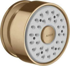 Hansgrohe Axor Seitenbrause Rund in Brushed Bronze mit Jet-Strahl und Anti-Kalk-Funktion - Bild 1